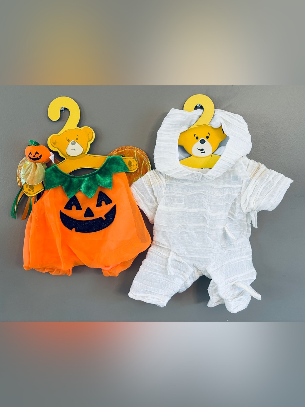 Build-A-Bear Halloween Costumes - Pumpkin & Mummy Outfits